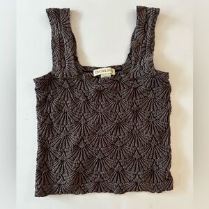 Coco & Shay Yours Truly Tank Top Womens M/L